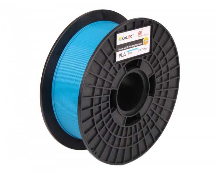 Filamento 3d colido gold pla 1,75 mm 1 kg azul