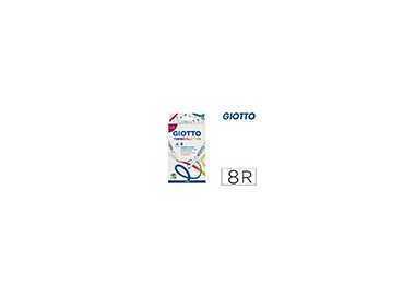 Rotulador giotto turbo glitter purpurina caja de 8 unidades