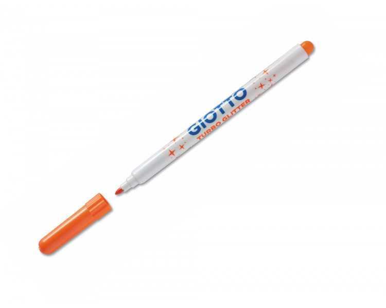 Rotulador giotto turbo glitter purpurina caja de 8 unidades