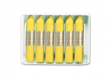 Lapices cera manley unicolor verde amarillo claro n.47 caja de 12 unidades