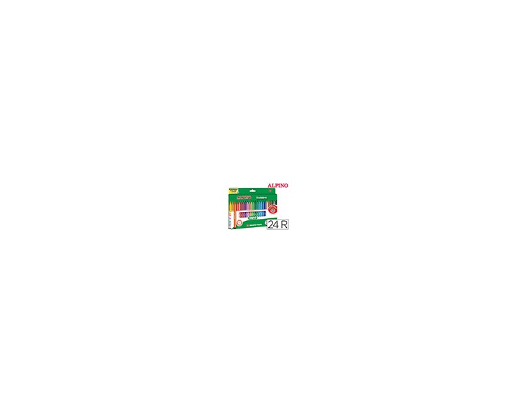 Rotulador alpino standard caja de 24 colores surtidos