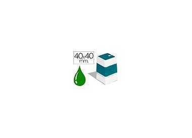 Sello automatico brother 40 mm x 40 mm verde