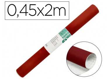 Rollo adhesivo liderpapel especial ante granate rollo de 0,45 x 2 mt