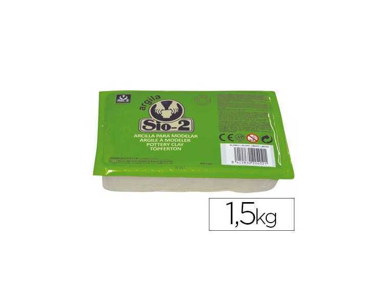 Arcilla argila sio-2 color blanco paquete de 1,5 kg