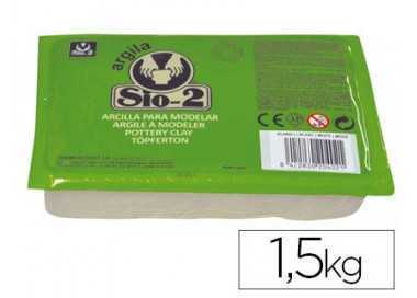 Arcilla argila sio-2 color blanco paquete de 1,5 kg