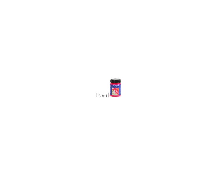 Pintura acrilica la pajarita f-04 magenta fluorescente 75ml