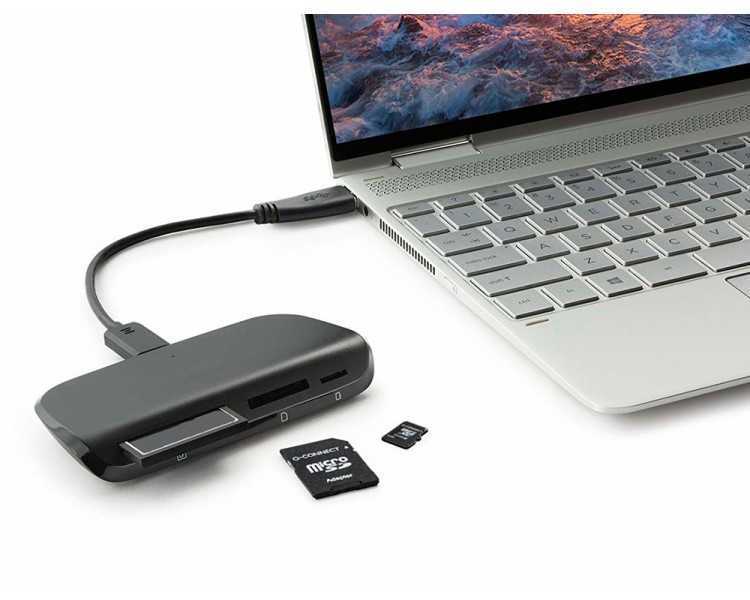 Memoria sd micro q-connect flash 64 gb clase 10 con adaptador