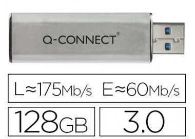 Memoria usb q-connect flash 128 gb 3.0