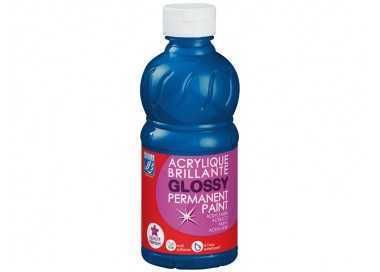 Pintura acrilica l&b brillo azul primario bote de 250 ml