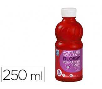 Pintura acrilica l&b brillo rojo primario bote de 250 ml
