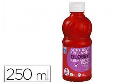 Pintura acrilica l&b brillo rojo primario bote de 250 ml