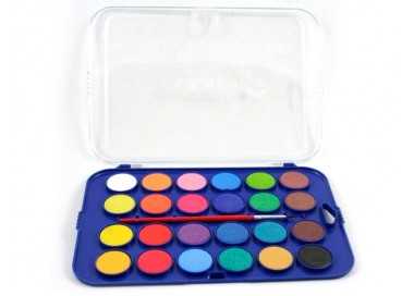 Acuarela giotto 24 colores con pincel estuche de plastico