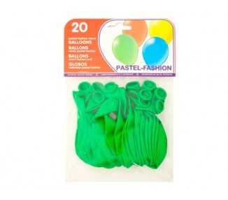 Globo 100% latex biodegradable verde pistacho bolsa de 20 unidades