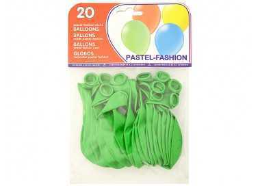 Globo 100% latex biodegradable verde pistacho bolsa de 20 unidades