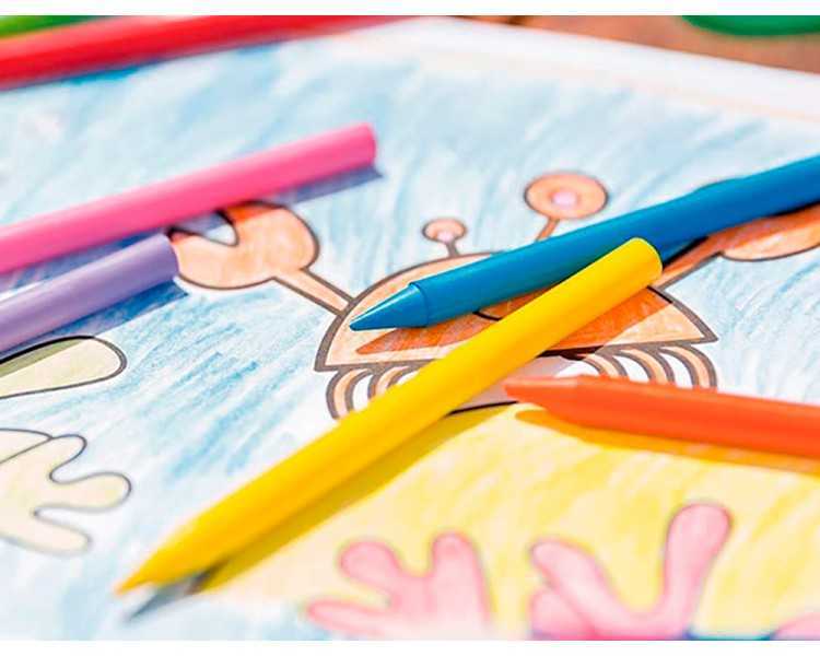 Lapices cera plastidecor caja de 36 colores surtidos