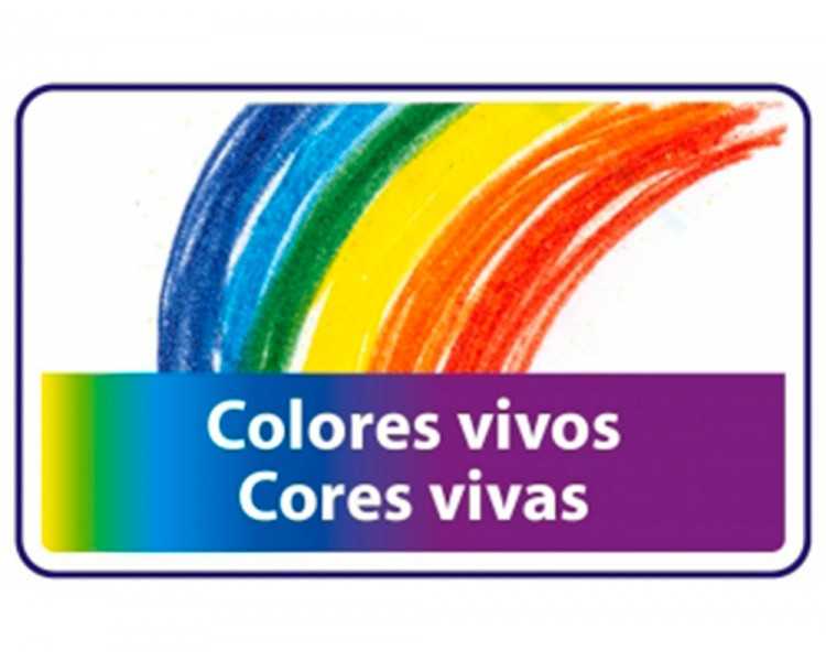 Lapices cera plastidecor caja de 36 colores surtidos