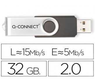 Memoria usb q-connect flash 32 gb 2.0
