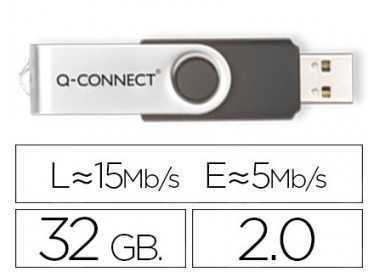 Memoria usb q-connect flash 32 gb 2.0