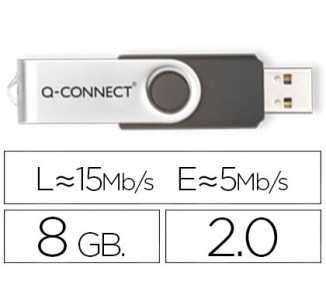 Memoria usb q-connect flash 8 gb 2.0