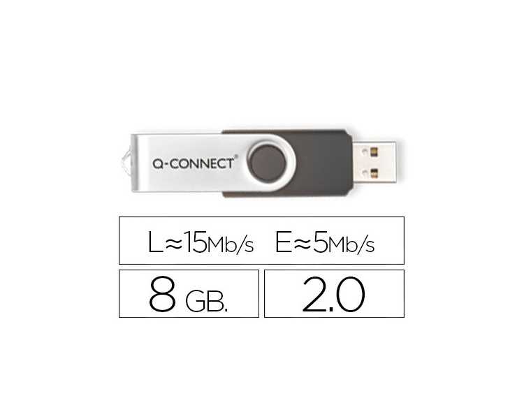 Memoria usb q-connect flash 8 gb 2.0