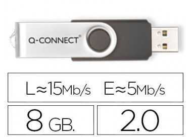 Memoria usb q-connect flash 8 gb 2.0