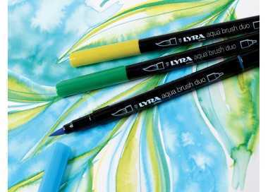 Rotulador lyra aqua brush duo caja de 24 colores