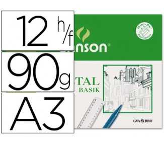 Papel vegetal guarro din a3 90 gr minipack de 12 hojas