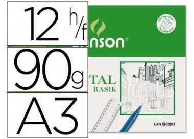 Papel vegetal guarro din a3 90 gr minipack de 12 hojas