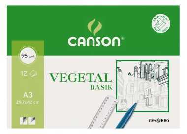 Papel vegetal guarro din a3 90 gr minipack de 12 hojas