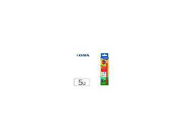 Lapices de colores lyra groove triangular minas de 4,25 mm caja de 5 unidades colores surtidos Lapices de colores lyra groove triangular minas de 4,25 mm caja de 5 unidades colores surtidos