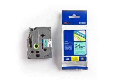 Cinta brother tze751 verde-negro 24mm longitud 8 mt