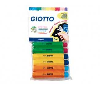 Portatizas plastico giotto blister de 5+1 de regalo