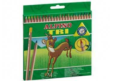Lapices de colores alpino tri estuche de 24 colores surtidos Lapices de colores alpino tri estuche de 24 colores surtidos