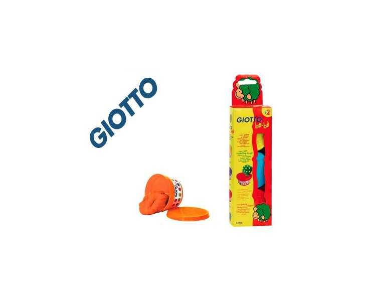 Pasta para modelar giotto bebe pack 3 colores surtidos dermatologicamente testada