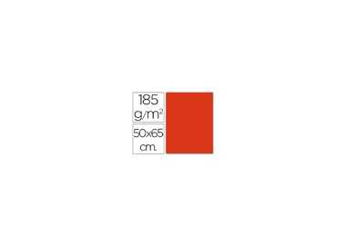 Cartulina guarro tomate 50x65 cm 185 gr