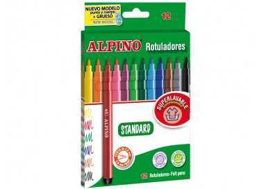 Rotulador alpino standard caja de 12 colores surtidos Rotulador alpino standard caja de 12 colores surtidos