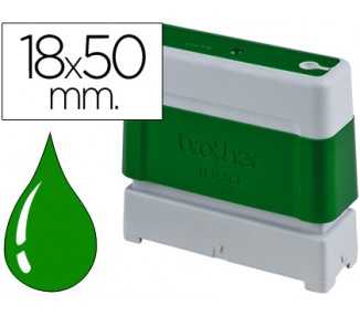 Sello automatico brother 18 mm x 50 mm verde