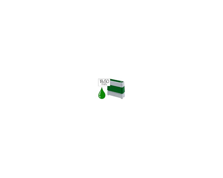 Sello automatico brother 18 mm x 50 mm verde