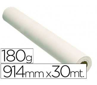 Papel reprografia fotografico 180 gr para plotter papel fotografico blanco mate 914x30 mt 2880 dpi