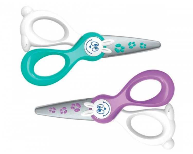 Tijera escolar maped kidi-cut 12 cm especial para infantil corta solo papel