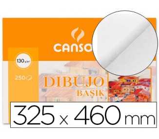 Papel dibujo basik din a3+ 32,5x46 cm sin recuadro minipack de 10 hojas