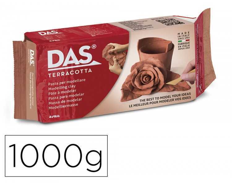 Pasta das terracota para modelar seca sin coccion 1000 gr
