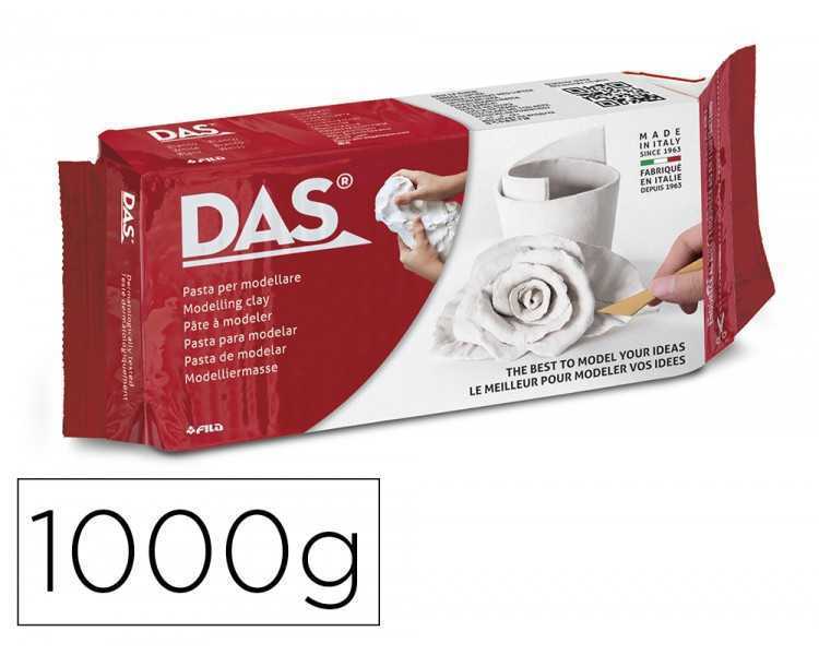 Pasta das blanca para modelar seca sin coccion 1000 gr