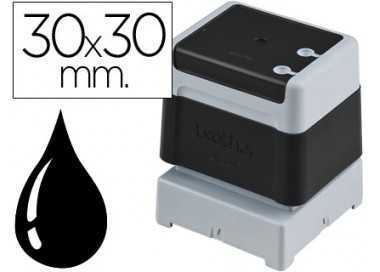 Sello automatico brother 30 mm x 30 mm negro