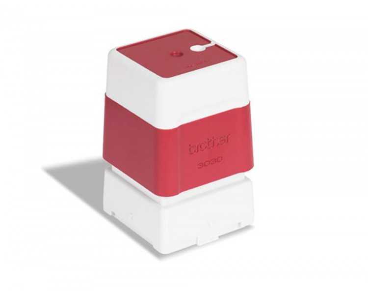 Sello automatico brother 12 mm x 12 mm rojo