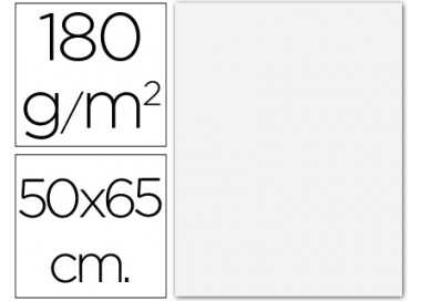 Cartulina guarro extra blanca 50x65 cm 180 gr unidad