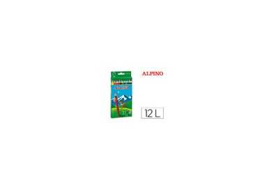 Lapices de colores alpino 654 caja de 12 colores largos Lapices de colores alpino 654 caja de 12 colores largos