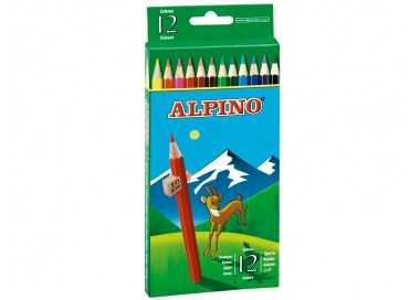 Lapices de colores alpino 654 caja de 12 colores largos Lapices de colores alpino 654 caja de 12 colores largos
