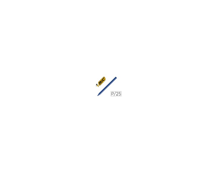 Lapices plastidecor unicolor azul-06 caja con 25 lapices