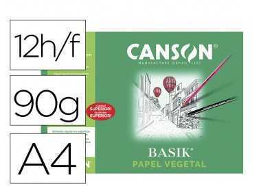 Papel vegetal guarro din a4 90-95 gr minipack de 12 hojas